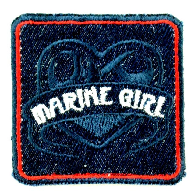 Applicazione per stirare immagine da stirare 2-638 Marine Girl Applicazione per stirare immagine da stirare 2-638 Marine Girl