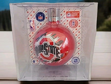 Ohio State Buckeyes Official Collegiate Glass Ball Ornament NEW SEALED USA