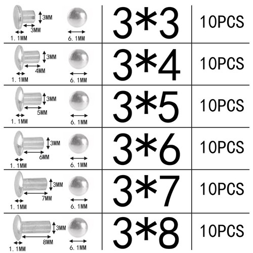 For Pinball Tonka Vent Window Fix 1/8-IN Dia Semi Tubular Rivet Fixt Dies Tool - Picture 2 of 7