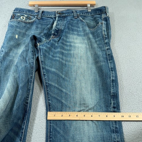 Vintage Y2K Abercrombie Jeans Men 36X32 Kilburn Low Rise Boot Cut original denim - Picture 10 of 18