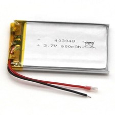3.7V 600mAh 403048 Battery Lithium Polymer Li-Po for Small Electronic Devices