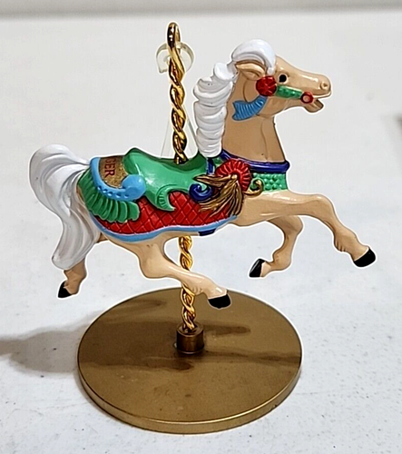 1989 Hallmark Keepsake Ornament "Ginger" 4th of 4 in Carousel Horse Series - Picture 6 of 9