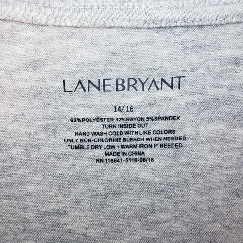 Lane Bryant 14 16 Shirt Top Damen Übergröße XL Goldfolie Sternenmuster Strick Herbst - Bild 4 von 12