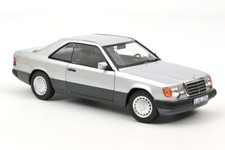 1990 MERCEDES-BENZ 300 CE-24 COUPE C124 SILVER 1:18 OPENING BODY PARTS by NOREV