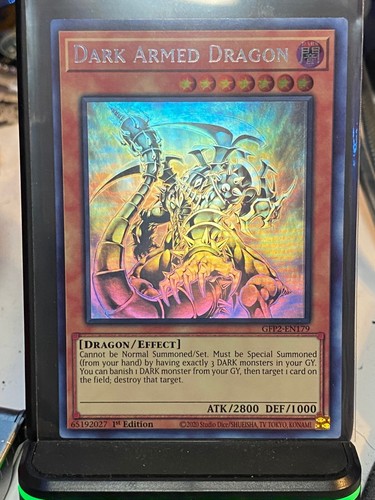 Yugioh Dark Armed Dragon Ghost Rare GFP2-EN179 1st Edition - Picture 1 of 2