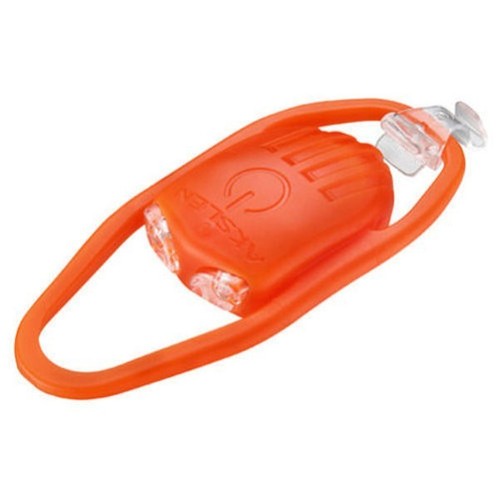 gobike88 AKSLEN SL-10 Safty Light Water Spider,  White LED, Orange 821 - Picture 1 of 8