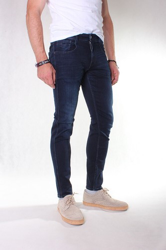 Replay Jeans Uomo M914 41A 781 007 Basso, Blu, SLIM - Foto 2 di 6