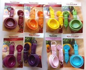 KitchenAid-set-Plastic-Measuring-Cups-and-Spoons-Soft-Grip-Handles-Choose-Color