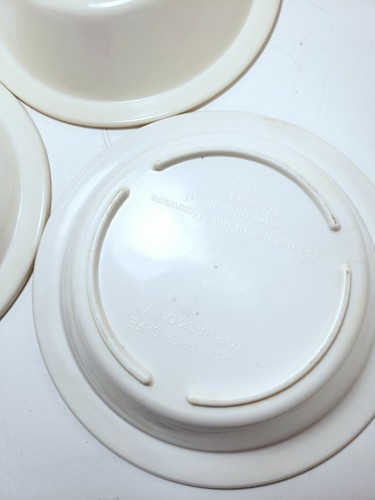 VINTAGE 1995 SET OF 3 KELLOGG'S PLASTIC CEREAL BOWLS (1 damaged) - Picture 5 of 9