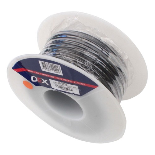 OEX Twin Core Cable 10A Wire 30m Length 3mm Black Red Roll Auto Wiring for UHF - Picture 7 of 7