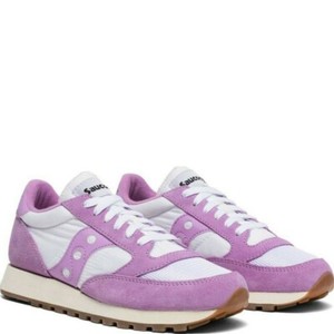 Saucony Uomo / Donna Jazz Original Vintage In Colore Viola E Bianco In  Tessuto e | eBay