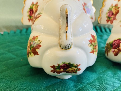 ROYAL ALBERT OLD COUNTRY ROSES FALL FOLIAGE TRUTHAHN SALZ PFEPPER SHAKER SET - Bild 7 von 7