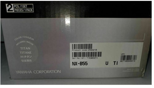 Black Yamaha NX-B55 Titanium Premium Computer Speakers w Bluetooth - Picture 7 of 7