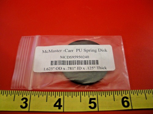 Disco de resorte McMaster Carr MCDS95950240 PU 1.625" OD x .781" ID x .125" grueso nuevo - Imagen 1 de 3