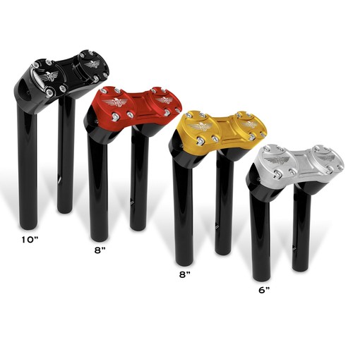 HeinzBikes 6" CLUBSTYLE PULLBACK RISER : 1 1/4 Zoll Schwarz Schwarz - Bild 7 von 12