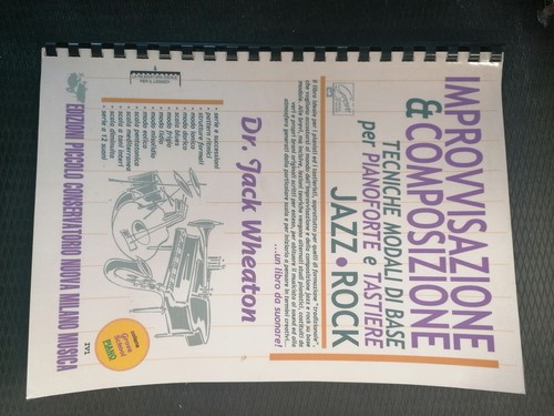 Dr. Jack Wheaton Improvvisazione e Composizione Metodo Pinaoforte Jazz Rock - Picture 4 of 5
