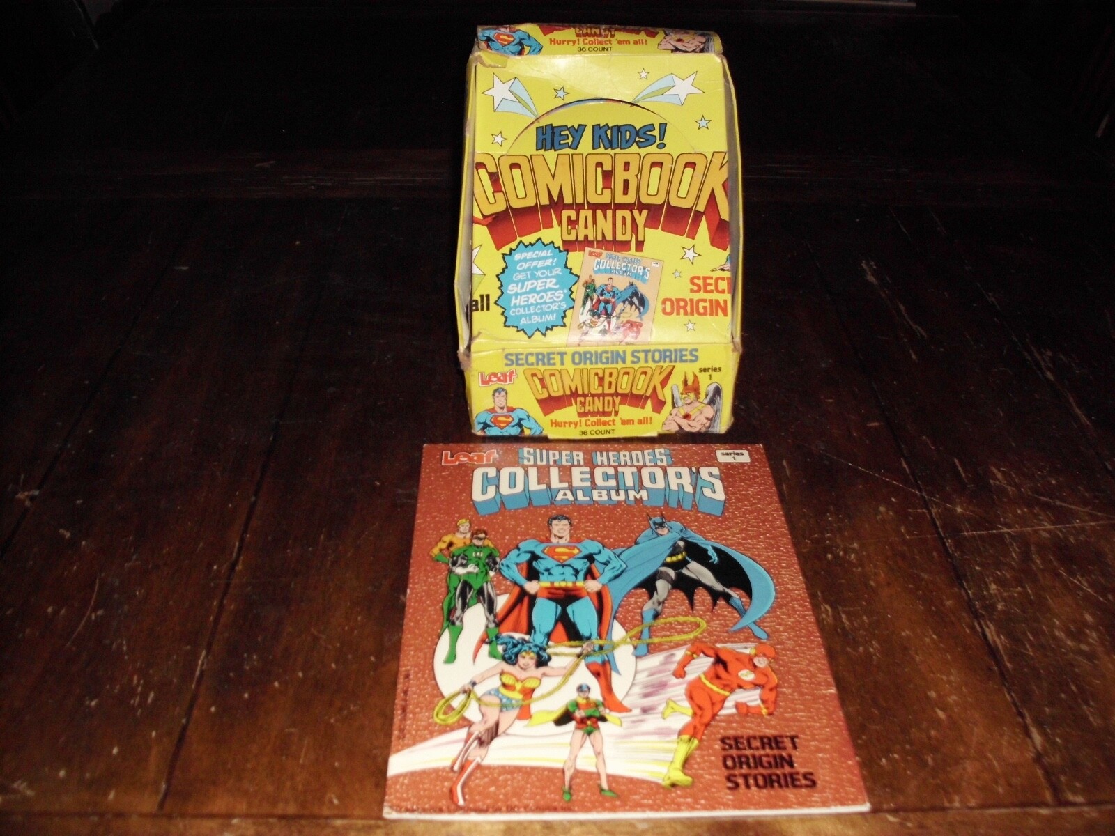 VINTAGE SUPER HERO COMIC STORE DISPLAY WONDER WOMAN RARE AQUAMAN FLASH MIB 1981