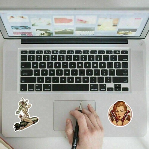 50Pcs Sexy Retro Girl Pin Up Women Vinyl Skateboard Sticker Pack Decals Lot Cool - Picture 4 of 11