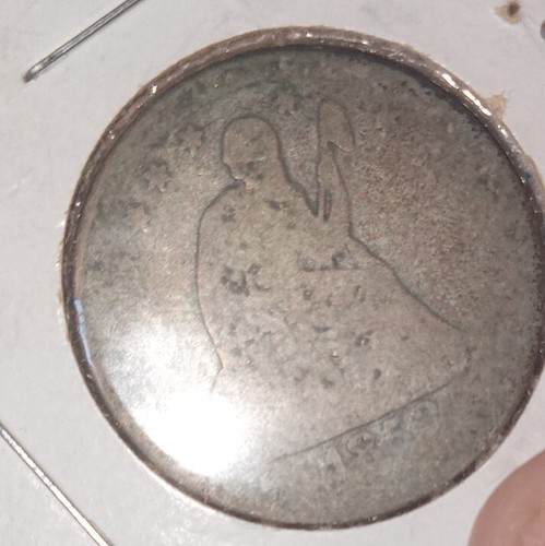 1853 seated liberty quarter arrows rays - Bild 2 von 3