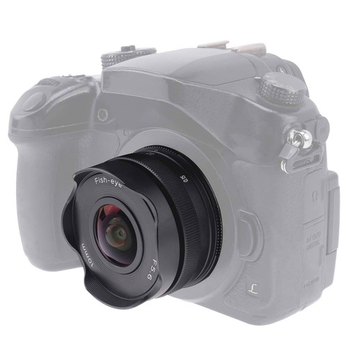 10mm F5.6 APS-C Wide Angle Fisheye Prime MF Lens for Canon M200 M5 M50 II Camera - Picture 10 of 12