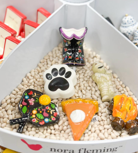 Nora Fleming Mumie Liebste Mini A403 Halloween Keramik Platte Charm Aufsatz - Bild 4 von 6