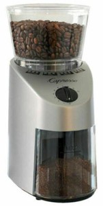 Capresso 560.04 Infinity Conical Burr Grinder - Brushed Silver
