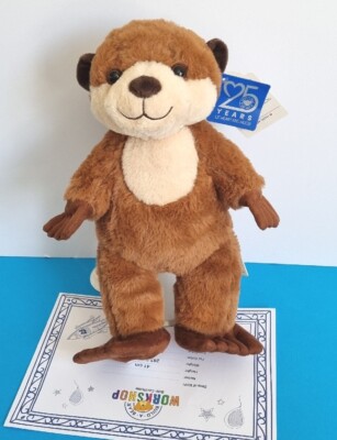 River Otter Build A Bear 25th Anniversary BNWT Plush Bear Rare Retired Rarität 