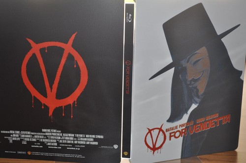 V for Vendetta STEELBOOK (Blu-ray Japan) REGION A SUPER RARE - Picture 4 of 6