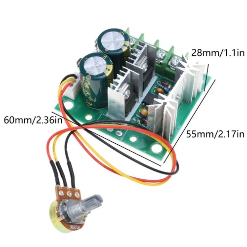 PWM for DC Motor Control Speed Regulator DC12V-40V Max 10A Voltage Controller Di - Picture 8 of 8