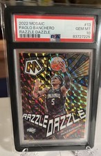 2022-23 Panini Mosaic RAZZLE DAZZLE #13 PAOLO BANCHERO RC Rookie SSP PSA 10 GEM