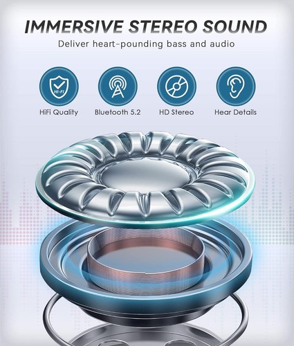 Musicozy Bluetooth Schlaf Kopfhörer Sport Kopfbügel Advanced 5.4 Technologie - Bild 6 von 7