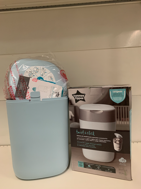 tommee tippee twist & click advanced sangenic nappy disposal bin