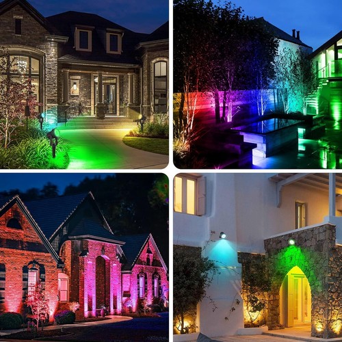 Luce solare giardino T-SUN LED illuminazione giardino solare faretto giardino RGB giardino - Foto 12 di 12