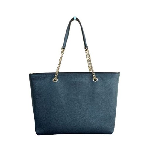 Michael Kors Jet Set Item Medium Front Pocket Chain Tote Bag Purse (Black) 35F2G - Picture 2 of 8