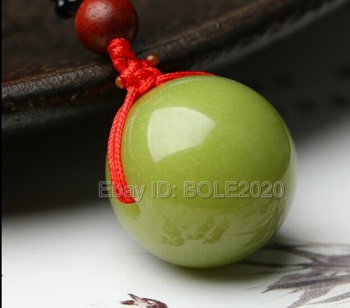 Natural Fluorite Luminous Stone 8-20mm Beads Lucky Pendant Necklace Glow Gift - Picture 2 of 12