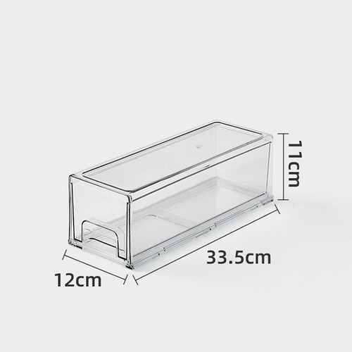 Luxury Transparent Acrylic Drawer Cosmetic Storage Box Large Desktop Storage Box - Picture 5 of 13