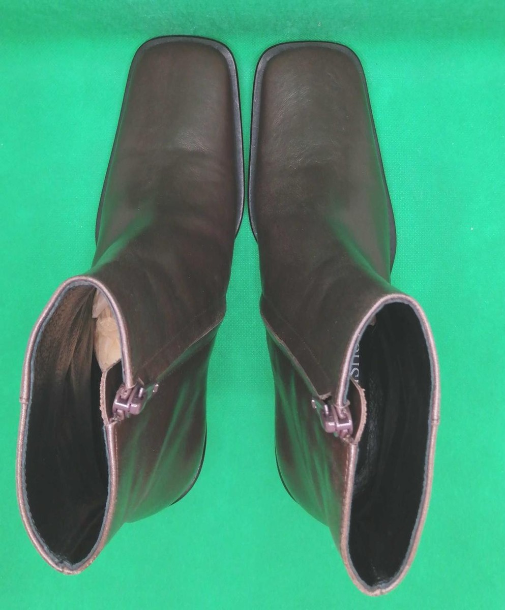 Untishold Naty -5 Leather Brown Middle Boots C0h30 | eBay Untishold Naty -5 Leather Brown Middle Boots C0h30 | eBay