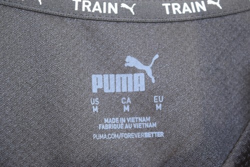 Puma Fit Ultrabreathe Crew Neck Tank Top Shirt MENS M Black NEW Exercise $35 - Picture 2 of 13