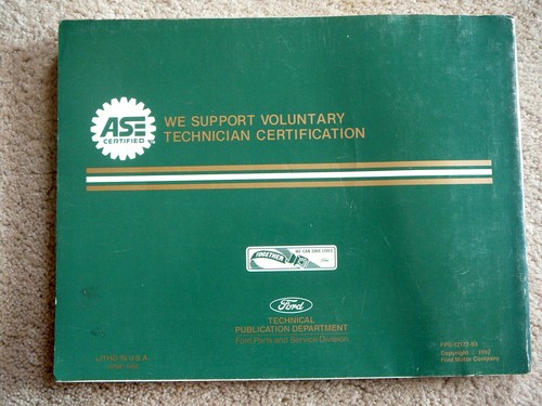 FORD 1993 LINCOLN CONTINENTAL ELECTRICAL & VACUUM TROUBLE SHOOTING MANUAL VG - Picture 2 of 2