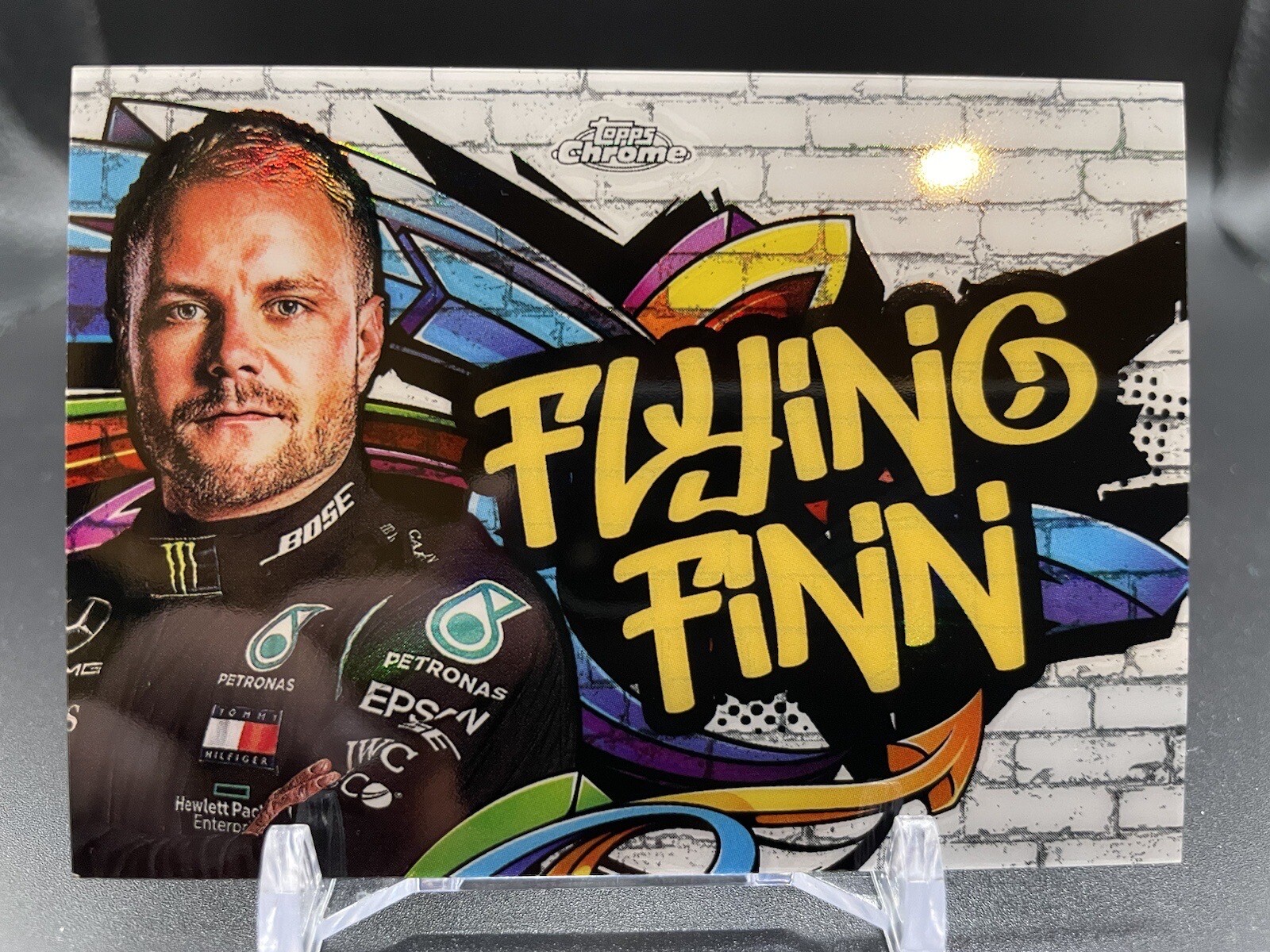 2020 Topps Chrome F1 Valtteri Bottas Track Tags Flying Finn #TT-2