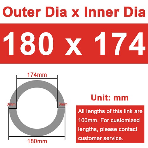 304 Stainless Steel Round Tube / Pipe Wall Thick 1/1.2/1.5/2/2.5/3mm 100mm LONG - Picture 173 of 179