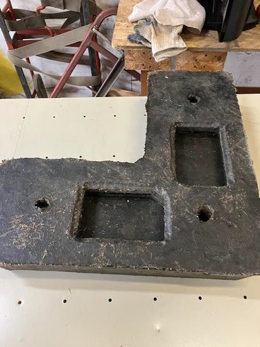 Gebrauchte Gummi Dock Stoßstange L-Form 18" x 18" x 4" - Bild 3 von 3