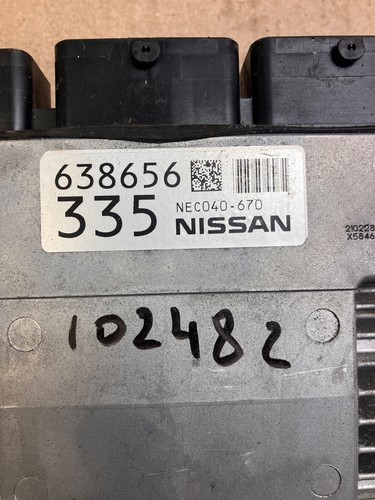 2019-2022 NISSAN ALTIMA 2.5L ENGINE CONTROL MODULE ECU ECM PCM  NEC040-670 - Picture 2 of 4