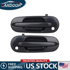 For Honda CR-V 97-01 2Pcs Black Outside Door Handles Front Right & Left RH LH