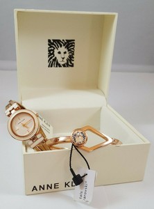 Anne-Klein-New-York-Swarovski-Crystal-Rose-Gold-Tone-Ladies-Watch-And-Bracelet