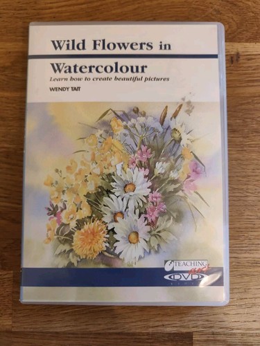 DVD - Wild Flowers In Watercolour Teaching DVD Wendy Tait PAL Region 2 UK - Picture 2 of 3