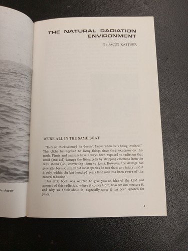 Natural Radiation Environment U.S. Atomic Energy Commission - Picture 3 of 6