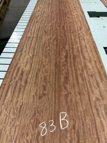 Bubinga Raw Wood Veneer ONE sheet 112'' x 18'' 83B - Picture 4 of 4