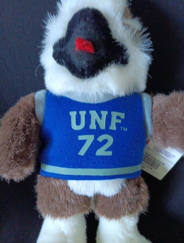 UNF Ozzie The Osprey 9in Plush With Tee Officially Licensed NWT Uni of N Florida - Picture 7 of 11