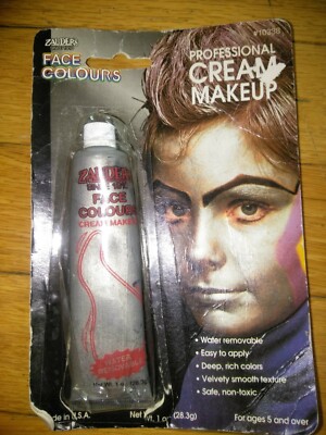 Face Colors For Artists/Halloween Parties/Silver metallic Cream Make-up